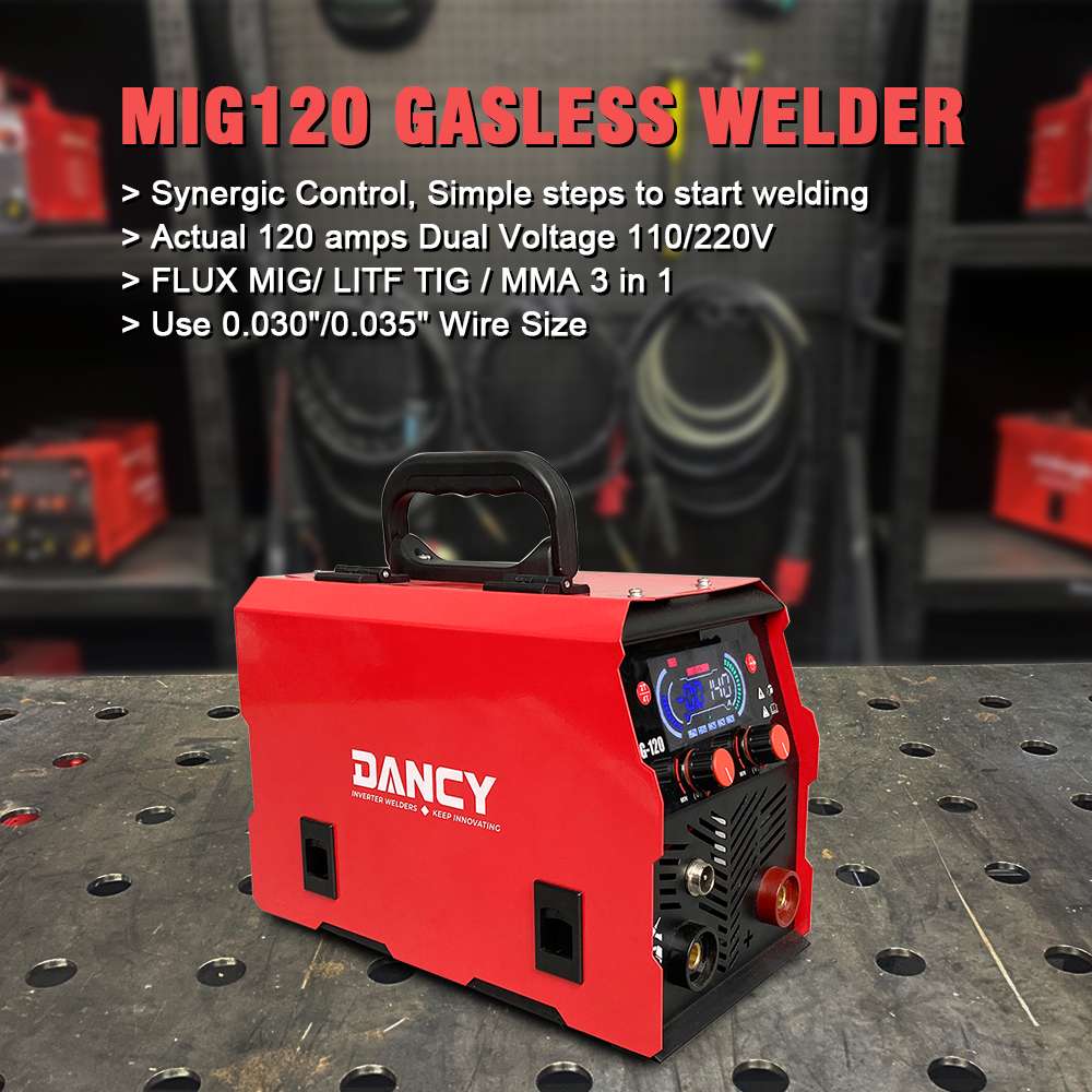 MIG120 gasless welder Inverter IGBT